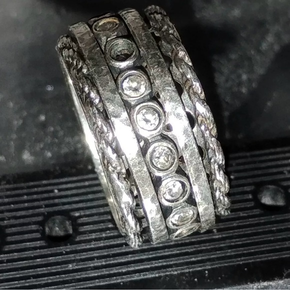 Vintage Gucci Stearling Silver Ring size 5.5 - Picture 1 of 5